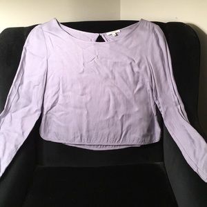 Cropped Talula Wide Neck Blouse